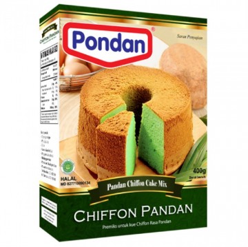 Pondan cake chiffon pandan
