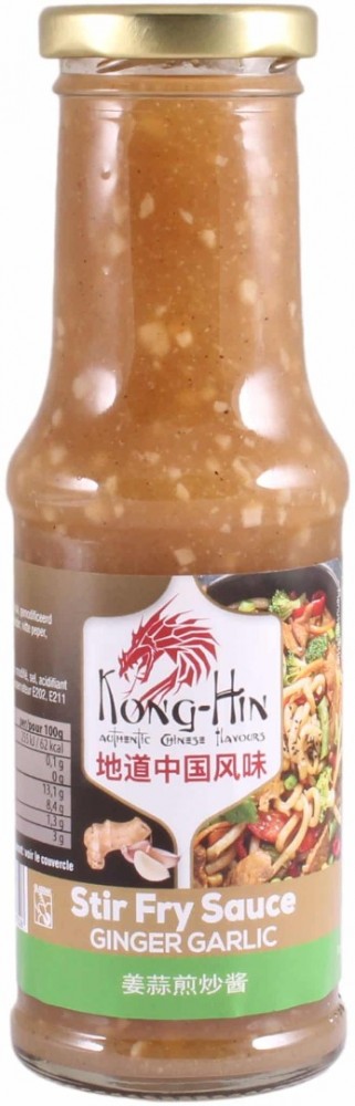 Woksaus gember knoflook