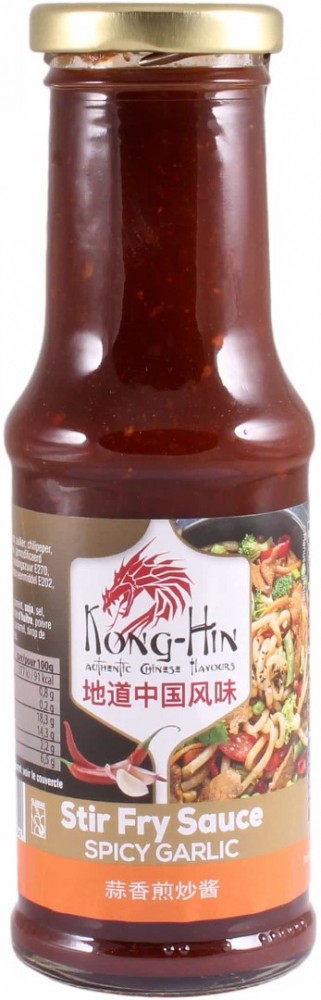 Woksaus pittige knoflook